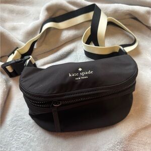 Kate Spade Black and Cream Belt Bag